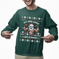thumbnail image 2 of Christmas Sweatshirt, Funny Gym Christmas Sweatshirt, Muscular Santa Ugly Holiday Jumper, Festive Fitness Gift for Bodybuilders & Weightlifters, 2 of 5
