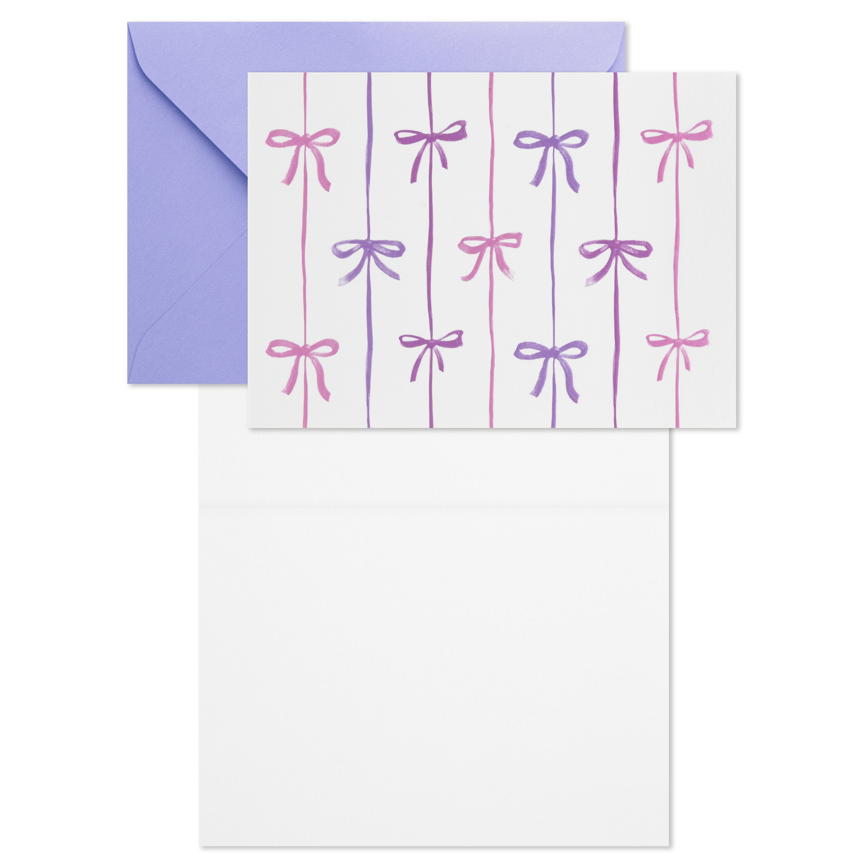 Hallmark Blank Notes (Rows of Bows),10 Count