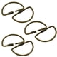 thumbnail image 5 of Naiovety 6 piezas en forma de U llavero anillo latón tornillo bloqueo Clip llaveros coche llavero organizador suministros para mochila bronce Type2 NO2, 5 of 6