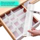 thumbnail image 4 of Divisor de cajones organizador de cajones, 8 Uds., divisor de cajones ajustable para suministros de oficina, dormitorio, cocina, utensilios de maquillaje, 4 of 5
