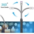 thumbnail image 2 of YOZWOO Lighter,Electric Lighter Candle Lighter Rechargeable Lighter with Hanging Loop,Flameless Plasma Windproof Lighter for Candle Cooking BBQs Fireworks (Red), 2 of 8