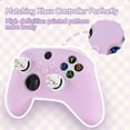 thumbnail image 3 of GeekShare Mikko Controller Skin Grips Set Silicone Protective Cover Case for Xbox Series S/X Purple, 3 of 7