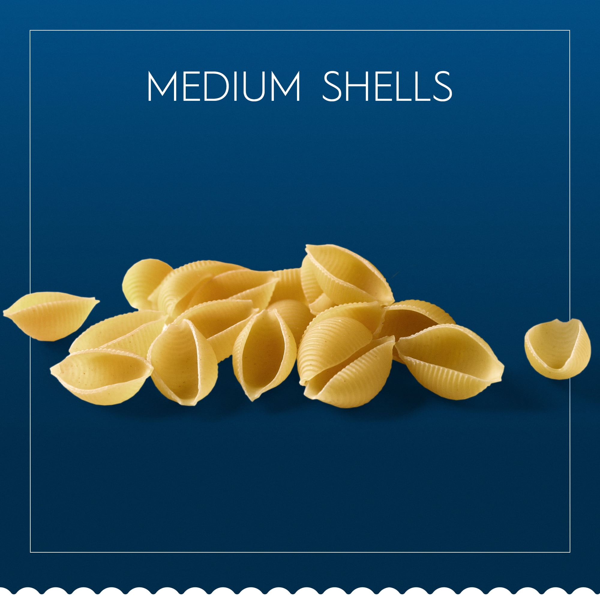 (6 pack) Barilla Classic Non-GMO, Kosher Certified Medium Shells Pasta, 16 oz
