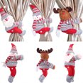 thumbnail image 3 of Advancent Navidad cortina hebilla Tieback Santa Claus muñeco de nieve ciego retención abrazadera ventana decoración Navidad Año Nuevo decoración Kits de decoración para fiestas Muñeco de nieve Advancent HA070331-02, 3 of 6