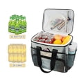 thumbnail image 2 of FORMRS Insulated Cooler Bag 24 Cans Capacity Soft Leakproof Lunch Box with Side Pockets, Moon and House, 2 of 7