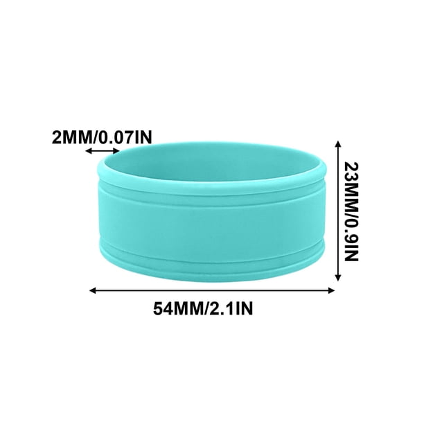 Funda aislante de silicona de grado alimenticio para biberones o vasos, con diseño hueco para un agarre fácil. Resistente al calor y antideslizante. Mantiene las bebidas calientes o frías.