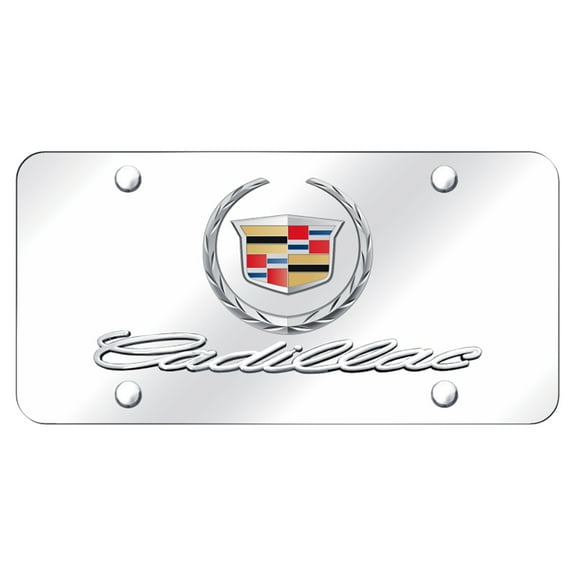 Au-TOMOTIVE GOLD Dual New Cadillac Chrome on Chrome Plate