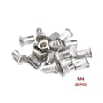 thumbnail image 4 of 20Pcs Flat Head Rivet Nut M3 M4 M5 M6 M8 M10 Aluminum Alloy Threaded Rivet Insert Nut Set Cap Rivet Nut, 4 of 7