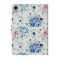 thumbnail image 2 of SaniMore Case for iPad 10th Generation 10.9" 2022, PU Leather Fashion Case with Auto Wake/Sleep Magnetic Closure Kickstand Shockproof Full Protective Case for iPad 10th Gen 10.9" 2022, Blue Flowers, 2 of 8