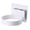 White, variant on HEVIRGO Bathroom Wall Mounted Electric Hair Dryer Holder Storage Rack Shelf Organizer