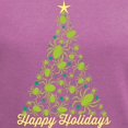 thumbnail image 3 of CafePress - Spider Christmas Tree T Shirt - Women's V-Neck Dark T-Shirt, 3 of 4
