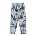 thumbnail image 5 of Balery Police Car print Women's Pajama Pants,Ultra Lightweight Pjs,Lounge Pant-Medium, 5 of 9