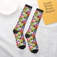 thumbnail image 6 of Bingfone Compression Socks for Women and Men Long Socks for Running Athletic Cycling Nurse-Colorful Bulldog, 6 of 8