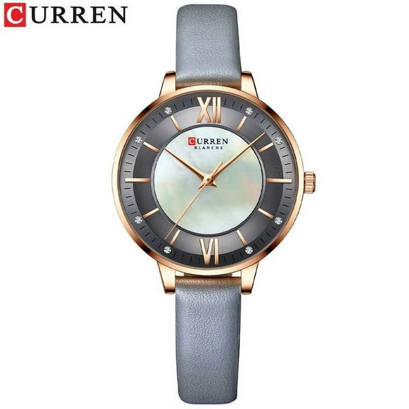 CURREN Watch for Women Luxury Casual Clock Leather Quartz Brandes Ladies Wristwatches Fashion Zegarki 2021