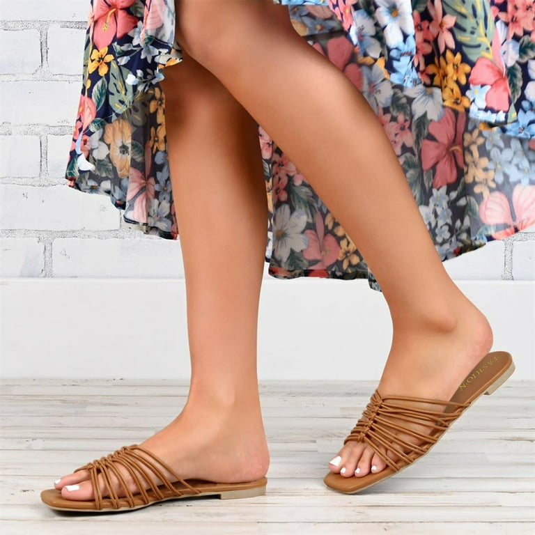 Rubber hot sale strappy sandals