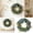 C3_Green 15.7", variant on Veeogra Artificial Floral Front Door Wreath,12" Brown Burlap Bow Mini Baby Breath Wreath,Rustic Handmade Floral Decor,Spring Summer Wreaths,Front Door Entryway Decor,Outdoor Wreaths For Front Door