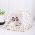 thumbnail image 4 of Pet Tent House Portable Removable Breathable Teepee Dogs Cats Indoor Outdoor Kennels Waterproof for Camping Convenient, 4 of 9