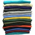 thumbnail image 4 of SOCKS'NBULK 12 Pack Mens Cotton Crew Neck Regular T-Shirts Bulk Short Sleeve Lightweight Tees Mix Colors, Size (Mix Color, X-Large), 4 of 7