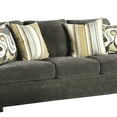 thumbnail image 3 of Sofa with Fabric Upholstery and Accent Pillows, Gray, 3 of 5
