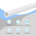 thumbnail image 3 of Unique Bargains 5.8mm ID 8mm OD 500mm White PVC Pipe Round Rigid Plastic Tube for Water Pipe, 3 of 5