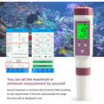 thumbnail image 4 of Probador de calidad del agua de diente azul temperatura ORP EC TDS salinidad SG medidor de PH Control de aplicación en línea, 4 of 5