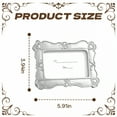 thumbnail image 2 of DESIGNICE Vintage Picture Frames,Multi Size Fit Wall Frames,Decor Focus Family Picture Frame,5.91"X3.94",Silver, 2 of 7