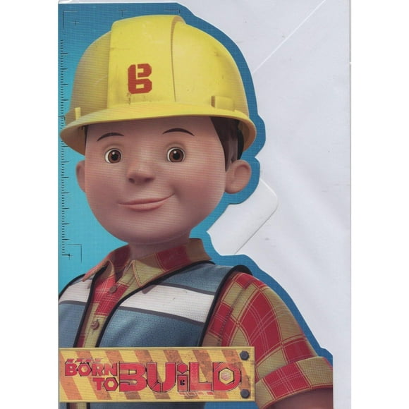 Bob the Builder Né pour Construire la Carte d'Anniversaire
