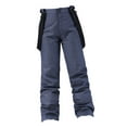 thumbnail image 1 of Pantalones de esquí, pantalones deportivos para nieve, resistentes al viento, cálidos, aislantes, impermeables, transpirables, petos de esquí, monos, L, 1 of 8