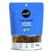 Elan Organic Raw Almonds, Non-Gmo, Vegan, Gluten-Free , 7.0 Oz