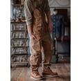 thumbnail image 6 of Sloppy Canvas Overalls with Oversized Pockets Men's Durable Dungarees for Work, 6 of 7