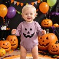thumbnail image 5 of CAUYDY Preemie Boys Bodysuit Baby Clothes 3 6 9 Months 1T 2T Newborn Long Sleeve Romper Fall Winter Infant Boy Pajamas Toddler Sleepers Purple for Sizes 12-18 Months, 5 of 7
