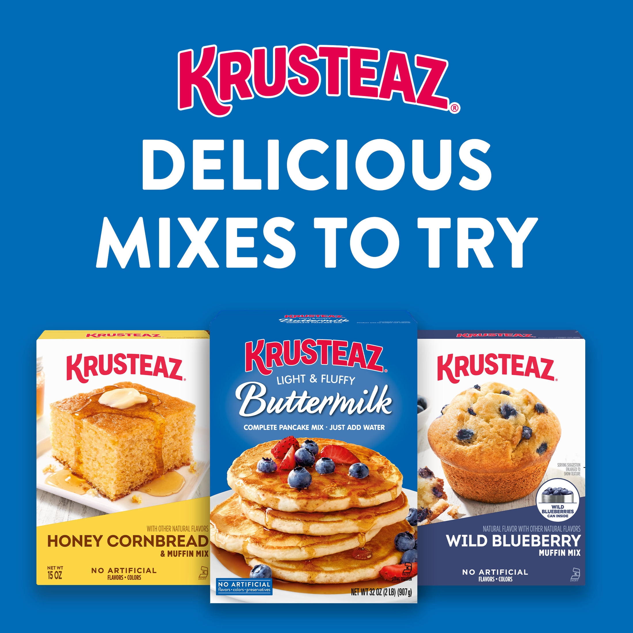 Krusteaz Buttermilk Pancake & Waffle Mix, 10lb