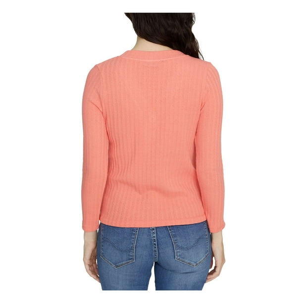 Coral hot sale sweater womens