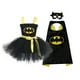 thumbnail image 3 of Vestido de tutú de verano para niñas con máscara, disfraz inspirado en superhéroes para bebés, disfraz de superhéroe para niños, vestido de maravilla para Navidad y Halloween, 3 of 5