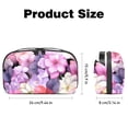thumbnail image 5 of Fragmented Flowers Travel Organizer Digital Pouch Charger Case Organizer Charge Cord Organizer Waterproof Oxford Cloth Electronics Organizer Bag 5.9x9.44x3.14 in., 5 of 6