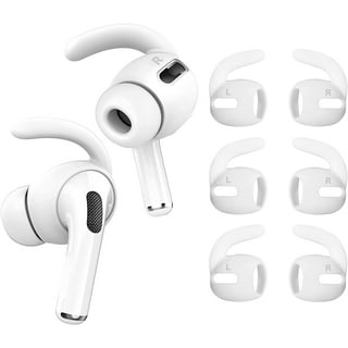 EarHooks Airpods Pro 1 Maintient Accrue et Protection airpod pour Sport  Oreille Couvertures de Crochets et Accesoires pour Apple air pod et Earpods  Pro Casque écouteurs en Silicone (3 Paires) Blanc 