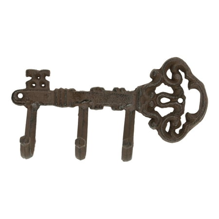 

Ornate Old Fashioned Shaped Key Rack Holder Wall Decor Cast Iron