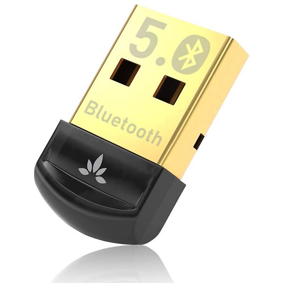 Avantree DG45 Bluetooth 5.0 USB Adapter for Windows PC, Bluetooth Dongle for Desktop Laptop Computer, Supports Bluetooth Headphones, Speakers, Keyboard, Mouse, Printers, Data Transfer, Music & Calls
