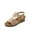 NUDE, variant on Wedge Sandal for Women Summer Casual Boho Sandals Elastic Ankle Strap Platform Sandal Shoes