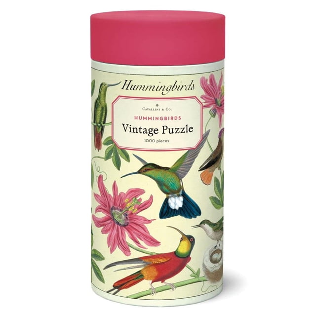 Rompecabezas Cavallini Colibríes 1000 Piezas multicolor G