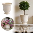 thumbnail image 1 of ZZHZGZ on Sale White Pedestal with Beaded Rim for Indoor Outdoor Display, 1 of 6