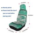 thumbnail image 4 of Fuzoiu Old Green Wooden Print Seat Covers Set, Car Seat Covers Front Seats, Car Seat Protector, Car Seat Cushion, Seat Covers Carseat Cover Universal Fit for Most Cars, 4 of 7