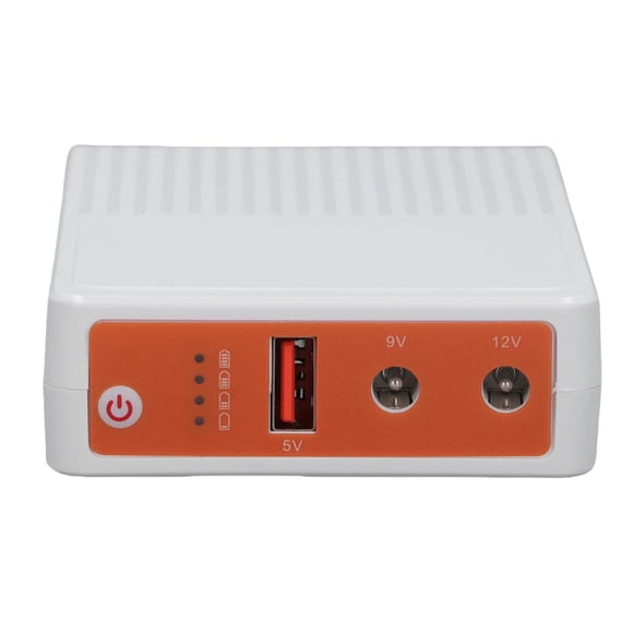 Uninterruptible Power Supply 8000mAh Mini UPS Battery Backup 5V USB 12V 9V DC Ports for Router Camera Modem