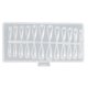 thumbnail image 1 of Uñas 120 piezas de uñas transparentes en tubo, uñas transparentes de cobertura total, se adhieren a las uñas para practicar en salones de manicura DIY, 1 of 3