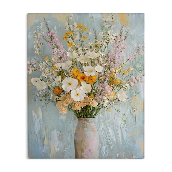 Stupell Industries Traditional Orange & White Flower Arrangement Canvas Art, 16 x 20, by Franklyn Gregory