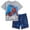 Gray/blue, variant on Marvel Spider-Man Toddler Boys T-Shirt and Shorts Outfit Set Toddler to Big Kid
