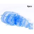 thumbnail image 2 of Couvercles en Silicone Extensibles, Lot de 6 Couvercles en Silicone, Extensibles, Carrés et Réutilisables, 2 of 4