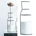 thumbnail image 4 of Nordic Decoration Hauskunst Design Pottery Ceramics Vase Minimalist Flower Pot Home Decoration Ornaments , L L, 4 of 8