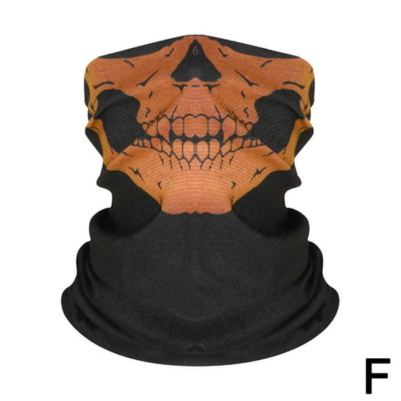 MorningSun Seamless Headscarf Multifunctional Magic Riding Mask Warm Surrounding Halloween Props Ever-Changing Skull Outdoor Mask