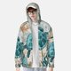 thumbnail image 2 of Fotbe Watercolor Sea Turtle Chaqueta con Protección Solar UPF 50+ para Hombre y Mujer, Camisa con Capucha y Bolsillos-Medium, 2 of 7